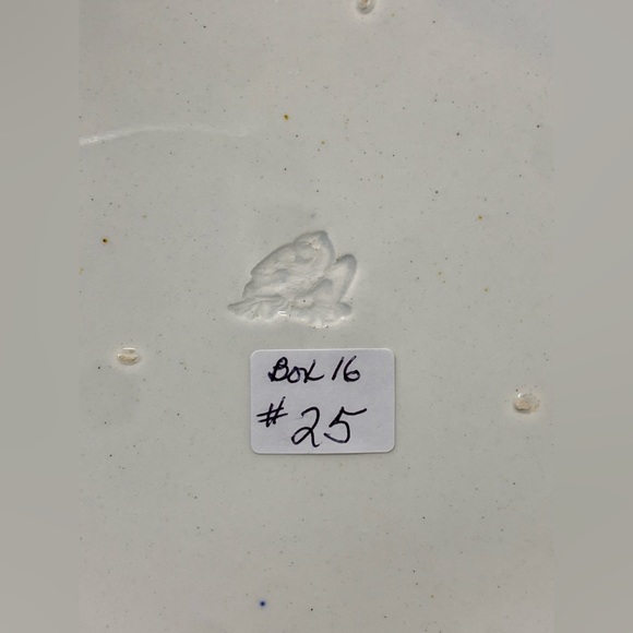 19th Century Antique Gaudy Welsh Butterfly Plate Eagle Marked for US Export - Picture 12 of 16